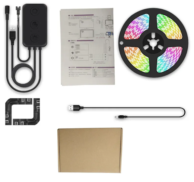 Gaming Monitor LED Backlight Strip — App-Controlled RGB Bias Lighting for TV & PC