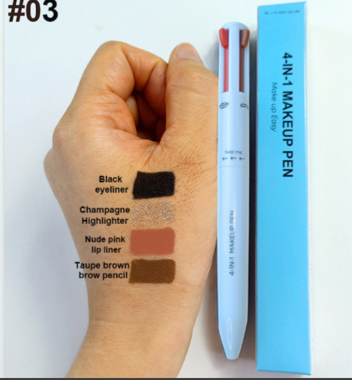 Precision Eyebrow Pencil — Long-Lasting Smudge-Proof Brow Pen for Defined Natural Brows