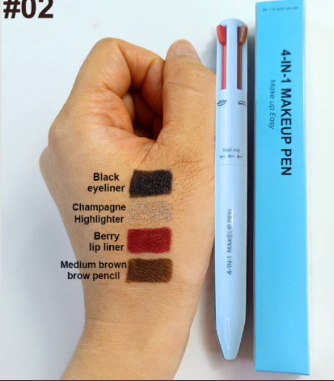 Precision Eyebrow Pencil — Long-Lasting Smudge-Proof Brow Pen for Defined Natural Brows
