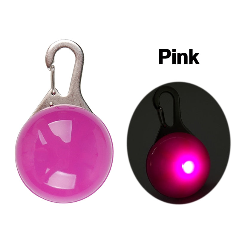 LED Pet Safety Collar — Waterproof Adjustable Glow Collar for Night Walks