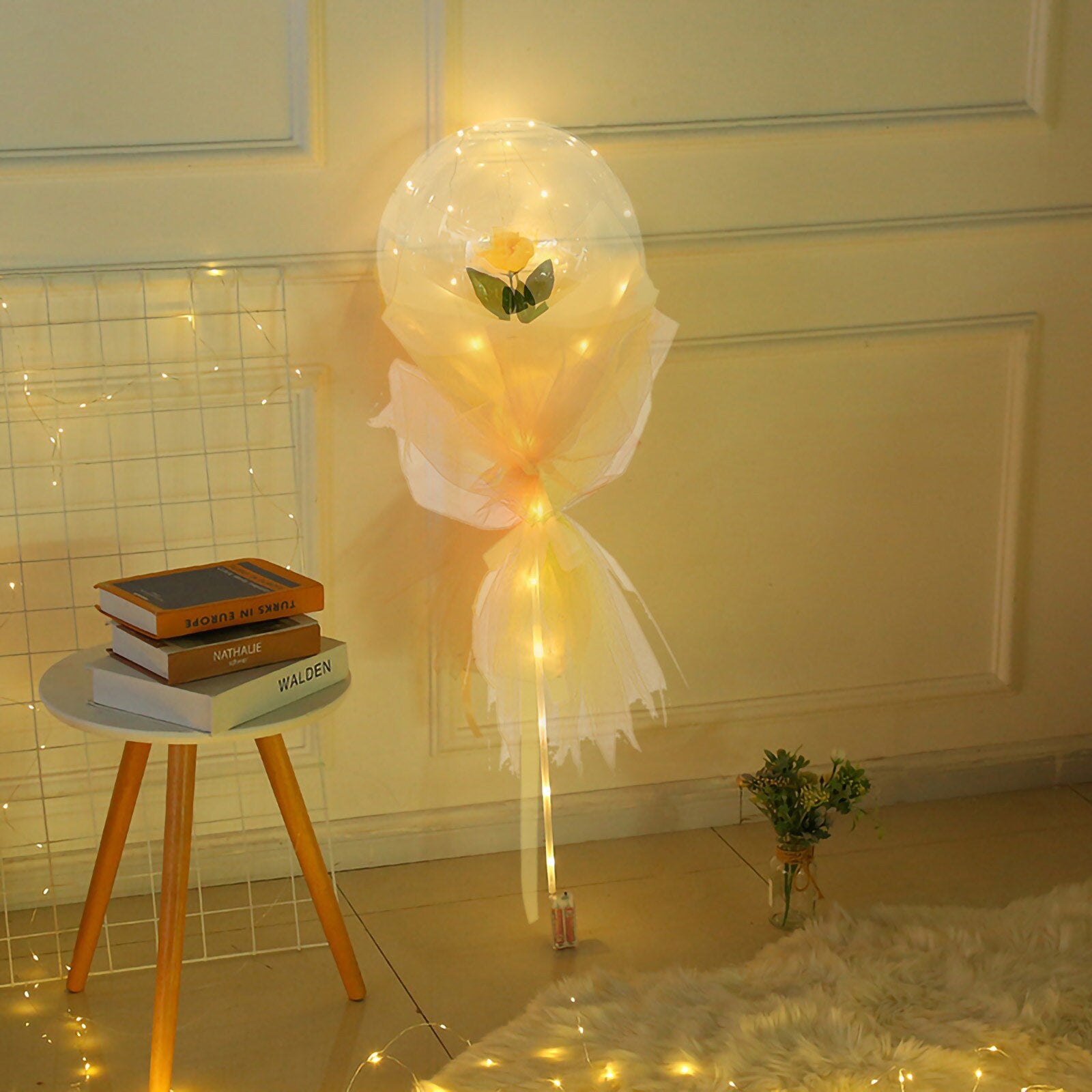 LED Rose Bouquet — Glowing Flower Arrangement for Home Decor & Romantic Gifting