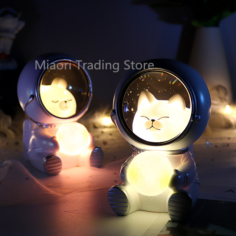 Galaxy Guardian LED Night Light — Astronaut Space Lamp for Kids’ Bedroom