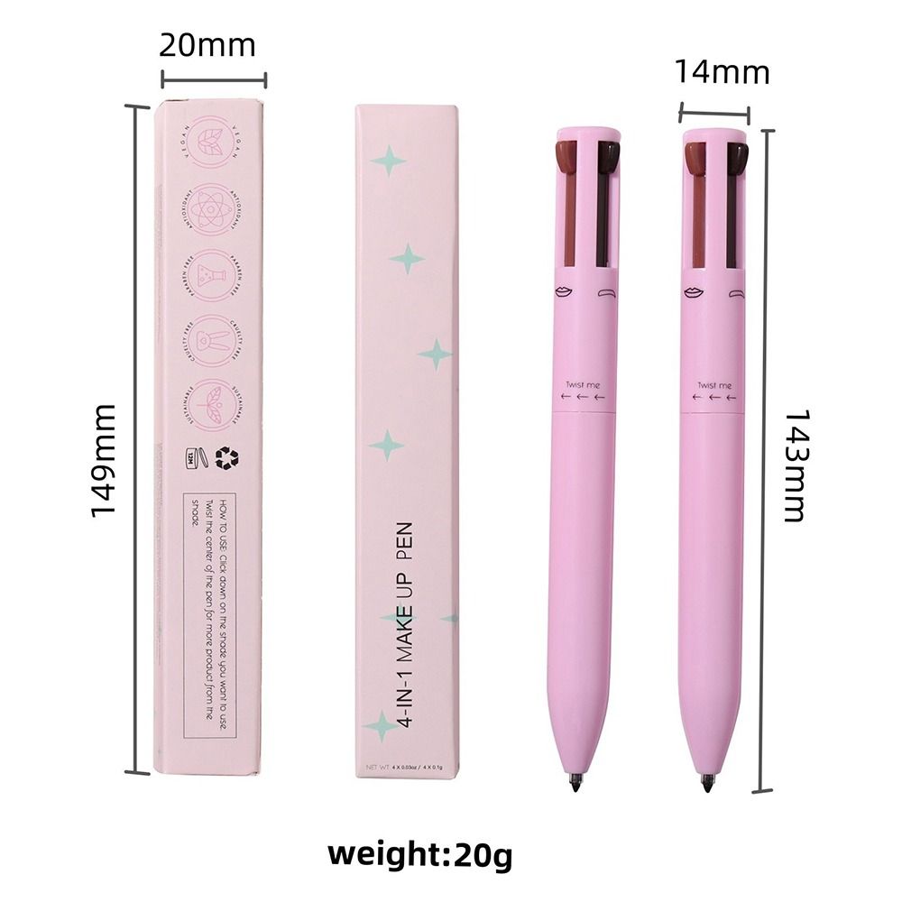 Precision Eyebrow Pencil — Long-Lasting Smudge-Proof Brow Pen for Defined Natural Brows