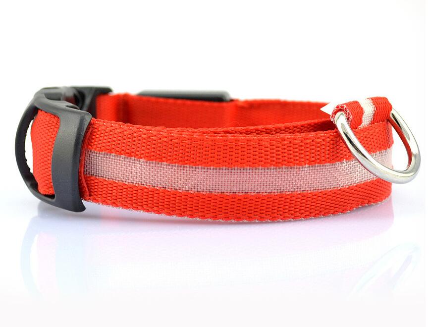 LED Pet Safety Collar — Waterproof Adjustable Glow Collar for Night Walks