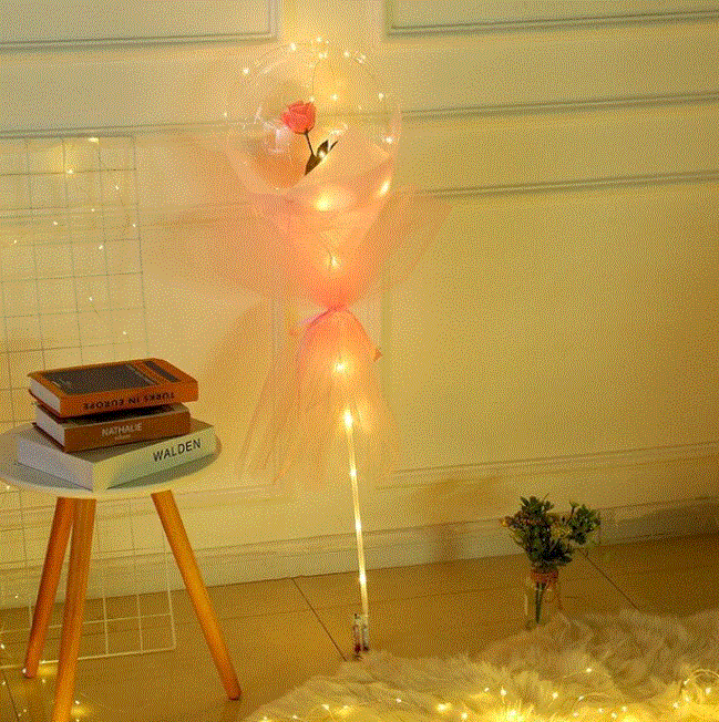 LED Rose Bouquet — Glowing Flower Arrangement for Home Decor & Romantic Gifting