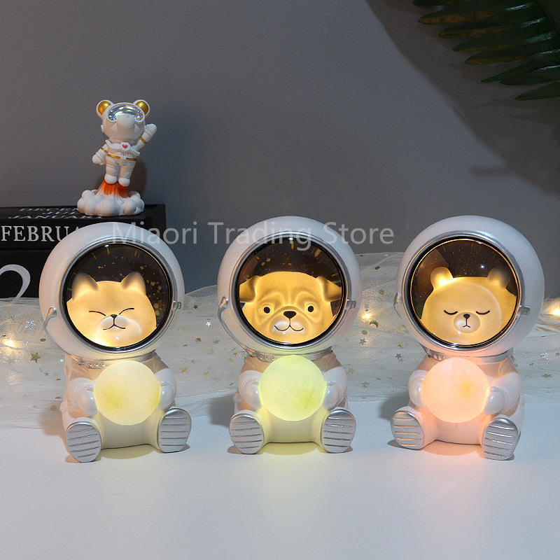 Galaxy Guardian LED Night Light — Astronaut Space Lamp for Kids’ Bedroom