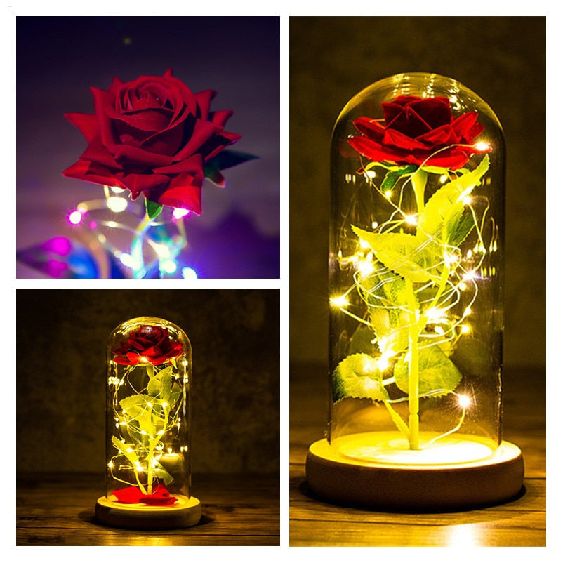 LED Enchanted Galaxy Rose — Glowing Eternal Rose Gift for Valentine's Day & Anniversaries
