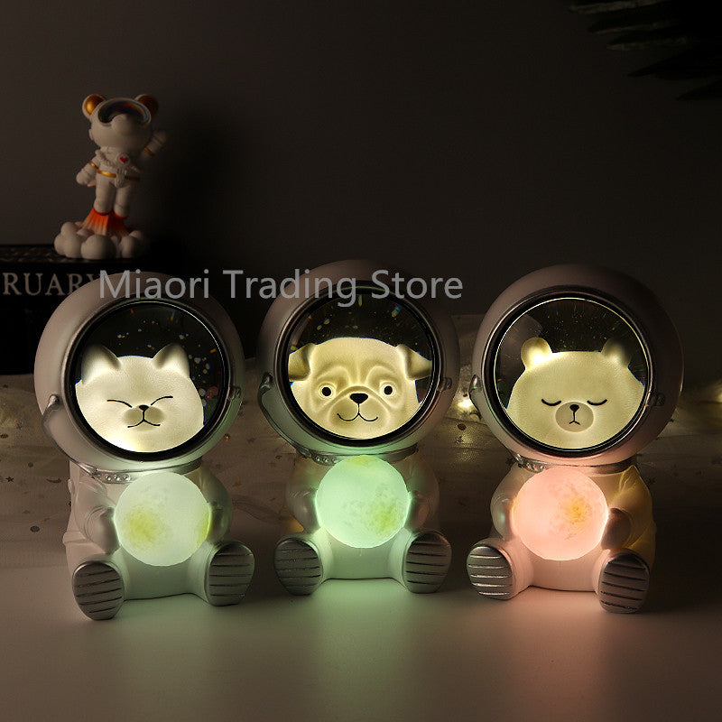 Galaxy Guardian LED Night Light — Astronaut Space Lamp for Kids’ Bedroom