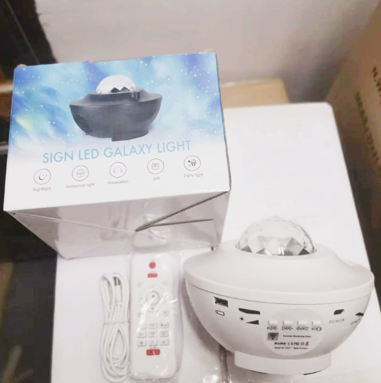 Galaxy LED Projector Light — Star & Nebula Room Projector for Bedroom & Parties