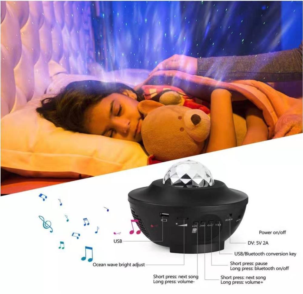 Galaxy LED Projector Light — Star & Nebula Room Projector for Bedroom & Parties