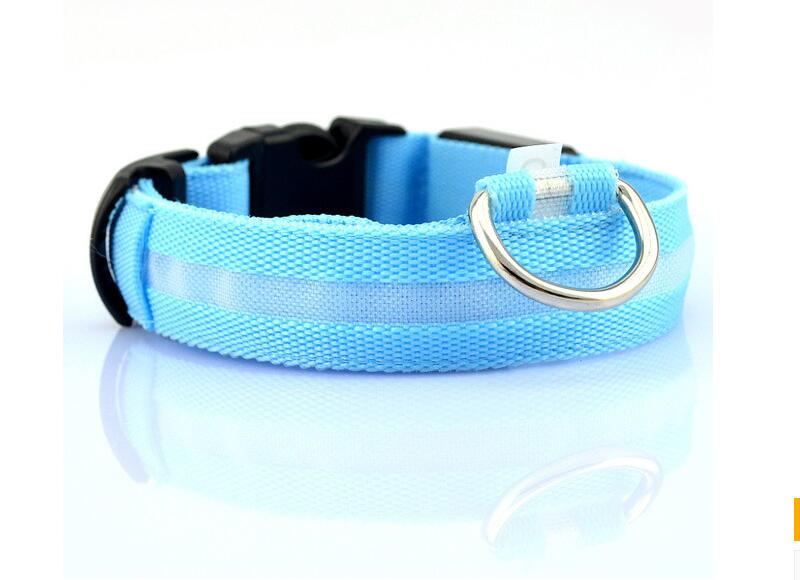 LED Pet Safety Collar — Waterproof Adjustable Glow Collar for Night Walks
