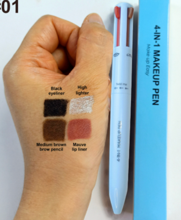 Precision Eyebrow Pencil — Long-Lasting Smudge-Proof Brow Pen for Defined Natural Brows