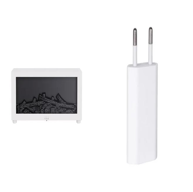 Flame Essential Oil Diffuser — Ultrasonic Aromatherapy Humidifier with Colorful LED Flame Effect