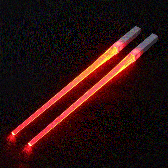 LED Lightsaber Chopsticks — Glowing Star Wars Inspired Dining Chopsticks