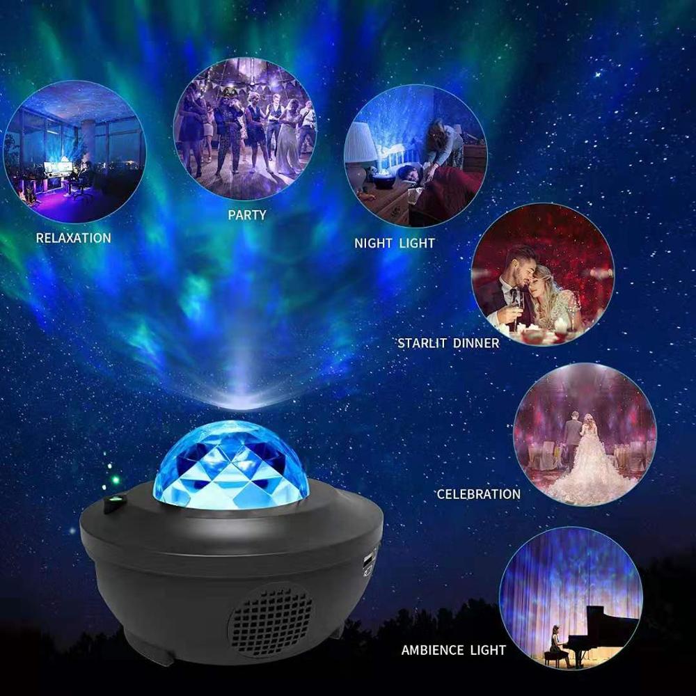 Galaxy LED Projector Light — Star & Nebula Room Projector for Bedroom & Parties