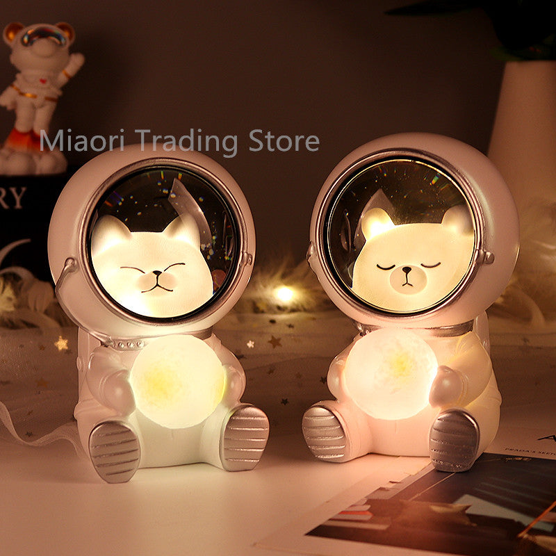 Galaxy Guardian LED Night Light — Astronaut Space Lamp for Kids’ Bedroom