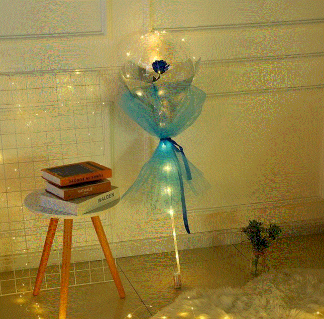 LED Rose Bouquet — Glowing Flower Arrangement for Home Decor & Romantic Gifting