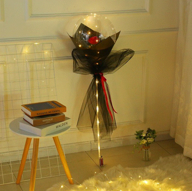 LED Rose Bouquet — Glowing Flower Arrangement for Home Decor & Romantic Gifting