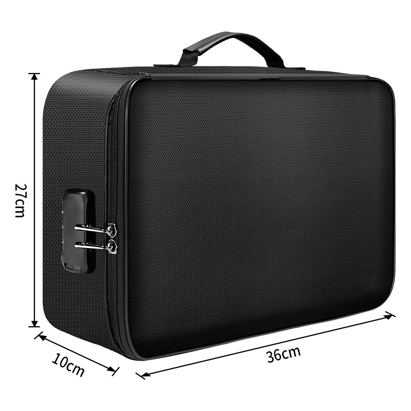 Fireproof Document Organizer Bag — Waterproof Certificate & Passport Storage Bag