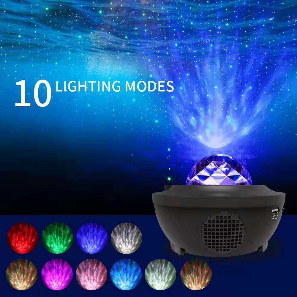 Galaxy LED Projector Light — Star & Nebula Room Projector for Bedroom & Parties
